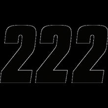 Load image into Gallery viewer, FACTORY EFFEX FACTORY 6" NUMBER BLACK #2 08-90042