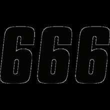 Load image into Gallery viewer, FACTORY EFFEX FACTORY 6" NUMBER BLACK #6 08-90046