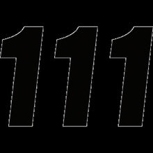 Load image into Gallery viewer, FACTORY EFFEX FACTORY 4" NUMBER BLACK #1 08-90001