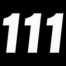 Load image into Gallery viewer, FACTORY EFFEX FACTORY 7" NUMBER WHITE #1 08-90091