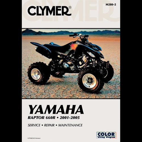 CLYMER 01-05 YAMAHA RAPTOR 660R MANUAL CM2802