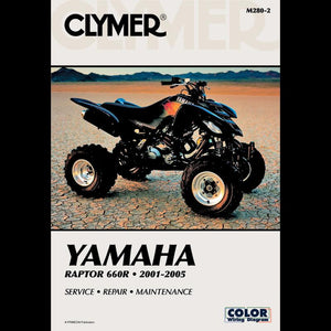 CLYMER 01-05 YAMAHA RAPTOR 660R MANUAL CM2802