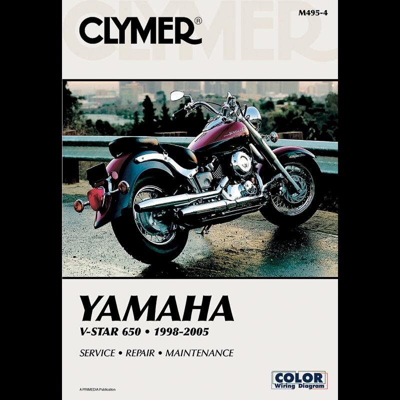 CLYMER 98-11 YAMAHA V-STAR 650 MANUAL CM4957