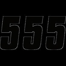 Load image into Gallery viewer, FACTORY EFFEX FACTORY 7" NUMBER BLACK #5 08-90085