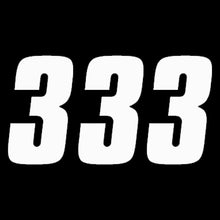 Load image into Gallery viewer, FACTORY EFFEX FACTORY 6" NUMBER WHITE #3 08-90053