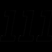 Load image into Gallery viewer, D'COR VISUALS NUMBER DCOR RCE #1 BLK 6" 45-35-1