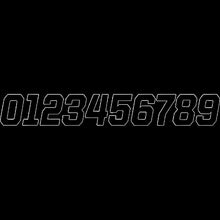 Load image into Gallery viewer, D'COR VISUALS NUMBER DCOR RCE #9 BLK 6" 45-35-9