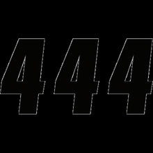 Load image into Gallery viewer, FACTORY EFFEX FACTORY 7" NUMBER BLACK #4 08-90084