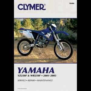 CLYMER 01-03 YAMAHA YZ/WR250F MANUAL CM406