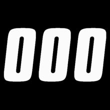 Load image into Gallery viewer, FACTORY EFFEX FACTORY 4" NUMBER WHITE #0 08-90010