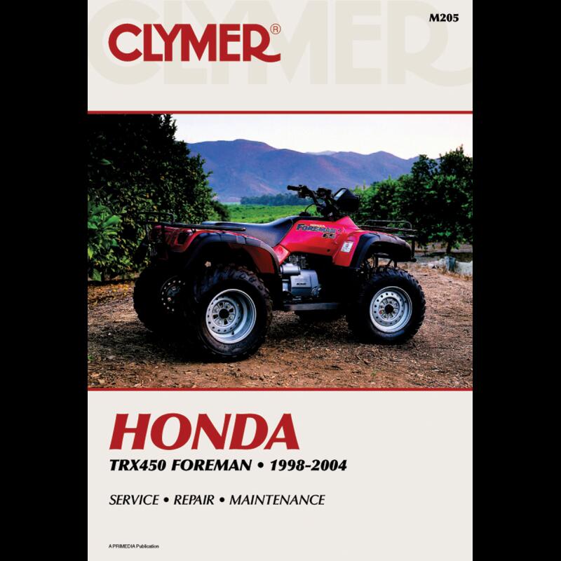 CLYMER 98-04 HONDA TRX450 FOREMAN MANUAL CM205
