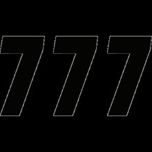 Load image into Gallery viewer, FACTORY EFFEX FACTORY 4" NUMBER BLACK #7 08-90007