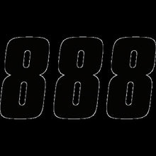 Load image into Gallery viewer, FACTORY EFFEX FACTORY 4" NUMBER BLACK #8 08-90008