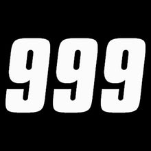 Load image into Gallery viewer, FACTORY EFFEX FACTORY 7" NUMBER WHITE #9 08-90099