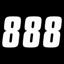 Load image into Gallery viewer, FACTORY EFFEX FACTORY 7" NUMBER WHITE #8 08-90098