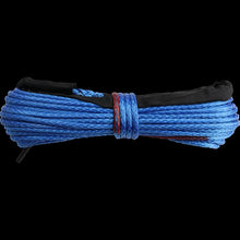 Load image into Gallery viewer, KFI PRODUCTS WINCH ROPE - SYNTHETIC - BLUE - 3/16" X 50' SYN19-B50
