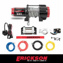 Load image into Gallery viewer, ERICKSON ERICKSON 2500 LB DC WINCH  3/16" X 50' STEEL ROPE 06422