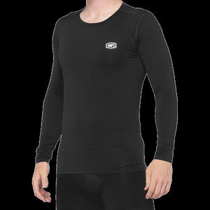 100% Basecamp Cycling Base Layer - Warming Under Layer Black