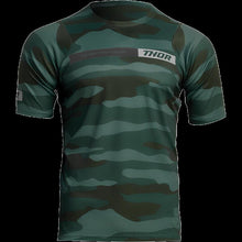 Load image into Gallery viewer, THOR BICYCLE JRSY ASIST SS CAMO GN MD 5020-0021