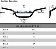 Load image into Gallery viewer, RENTHAL RENTHAL OFFROAD BAR MC/LUSK/STEWART BLK 966 966-05-BK-01-185