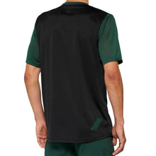 Load image into Gallery viewer, 100% RIDECAMP SHORT SLEEVE JERSEY BLACK/FOREST GREEN - M 40027-00001