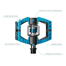 Load image into Gallery viewer, CRANK BROTHERS PEDAL MALLET E BLUE/BLUE 15991