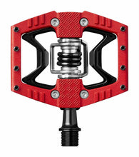 Load image into Gallery viewer, CRANK BROTHERS PEDAL DOUBLE SHOT 3 RED/BLACK 16110
