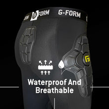 Load image into Gallery viewer, G-Form EX-1 Short Liner - Athletic Shorts for Men - Protective Shorts for Cycling, Mountain Biking &amp; Snowboarding, Black/Yellow, Medium