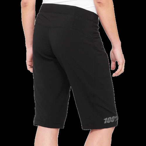 100% RIDECAMP WOMEN'S SHORTS BLACK LG 45901-001-12