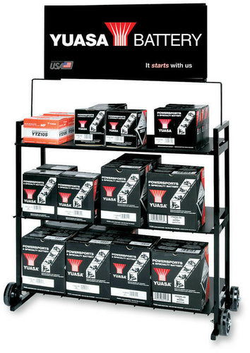 YUASA DISPLAY,YUASA BATTERY RACK YUASARACK
