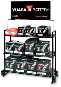 YUASA DISPLAY,YUASA BATTERY RACK YUASARACK