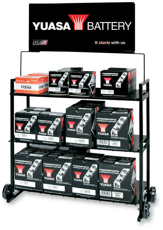 YUASA DISPLAY,YUASA BATTERY RACK YUASARACK