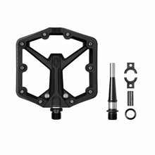 Load image into Gallery viewer, CRANK BROTHERS PEDAL STAMP 1 LARGE BLACK GEN 2 16809