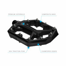 Load image into Gallery viewer, CRANK BROTHERS PEDAL STAMP 1 SMALL BLACK GEN 2 16810