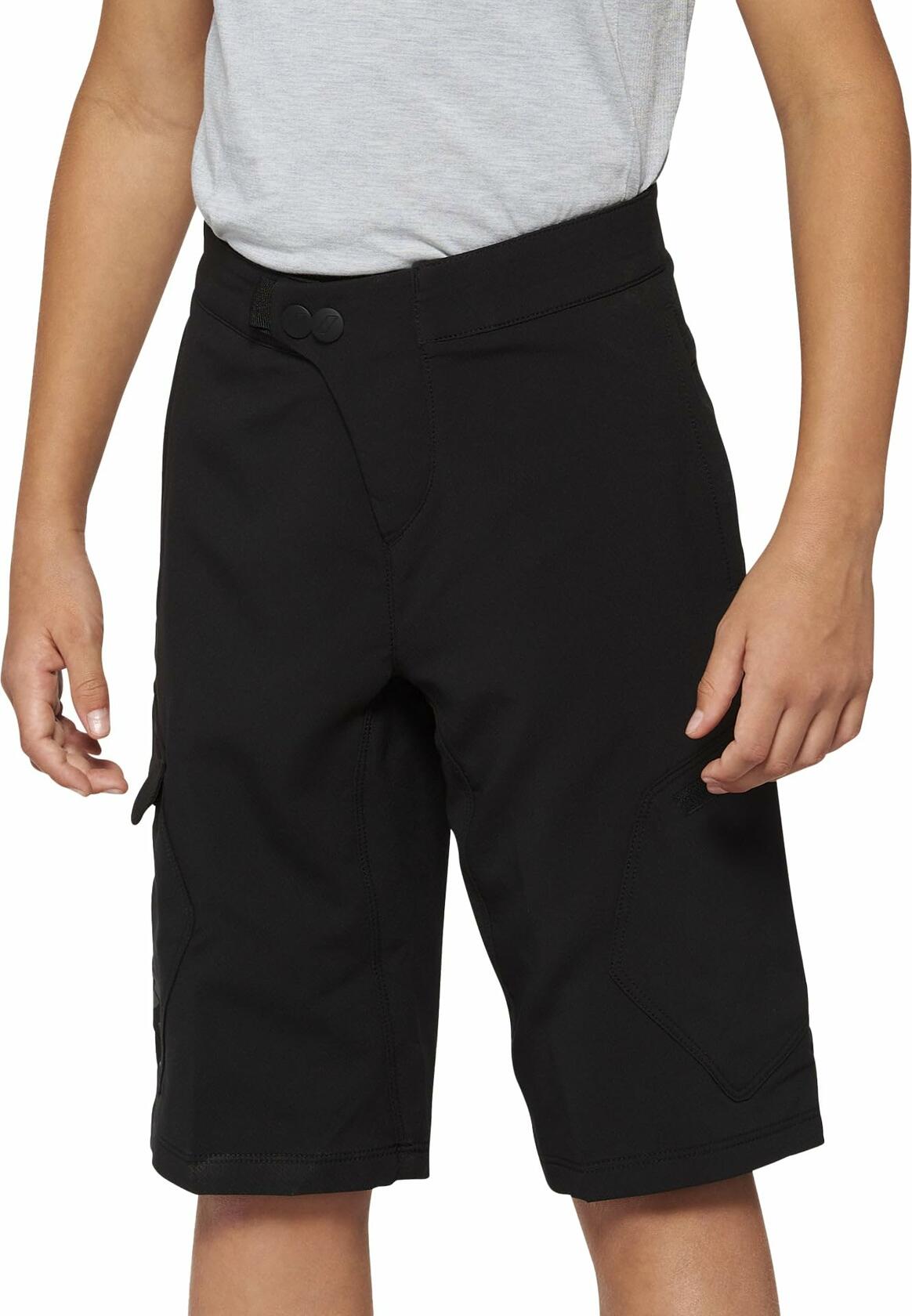 100% RIDECAMP YOUTH SHORTS NAVY - 24 40033-00005