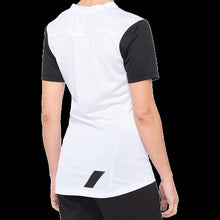 Load image into Gallery viewer, 100% RIDECAMP WOMEN'S SHORT SLEEVE JERSEY WHITE/BLACK - XL 40035-00011
