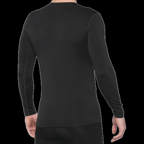 100% BASECAMP LONG SLEEVE BASE LAYER BLACK XLG 40045-00003