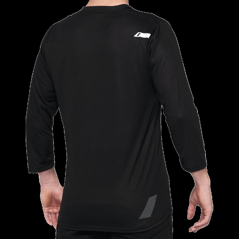 100% AIRMATIC 3/4 SLEEVE JERSEY BLACK - L 40018-00002