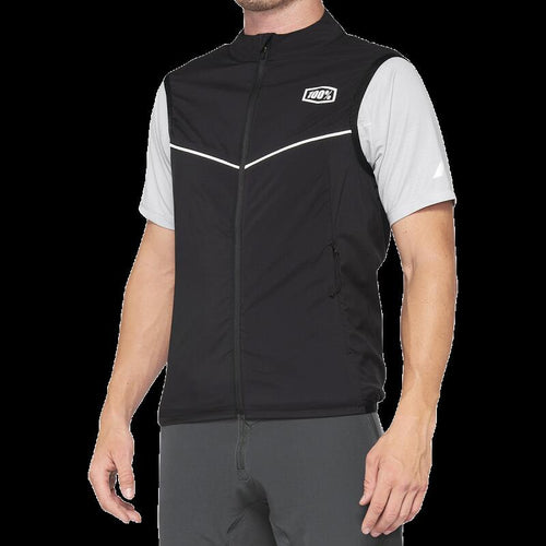 100% CORRIDOR STRETCH VEST BLACK LG 40043-00002
