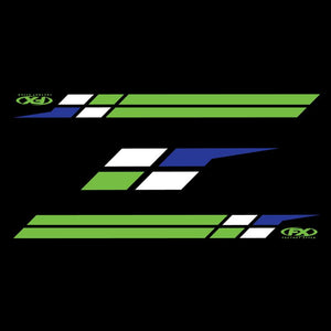 FACTORY EFFEX-APPAREL DOOR MAT KAWASAKI BLK/GRN 22-45120
