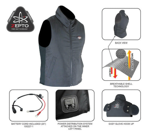 GEARS CANADA GENX4 HEATED VEST 50-52 100312-1-XL