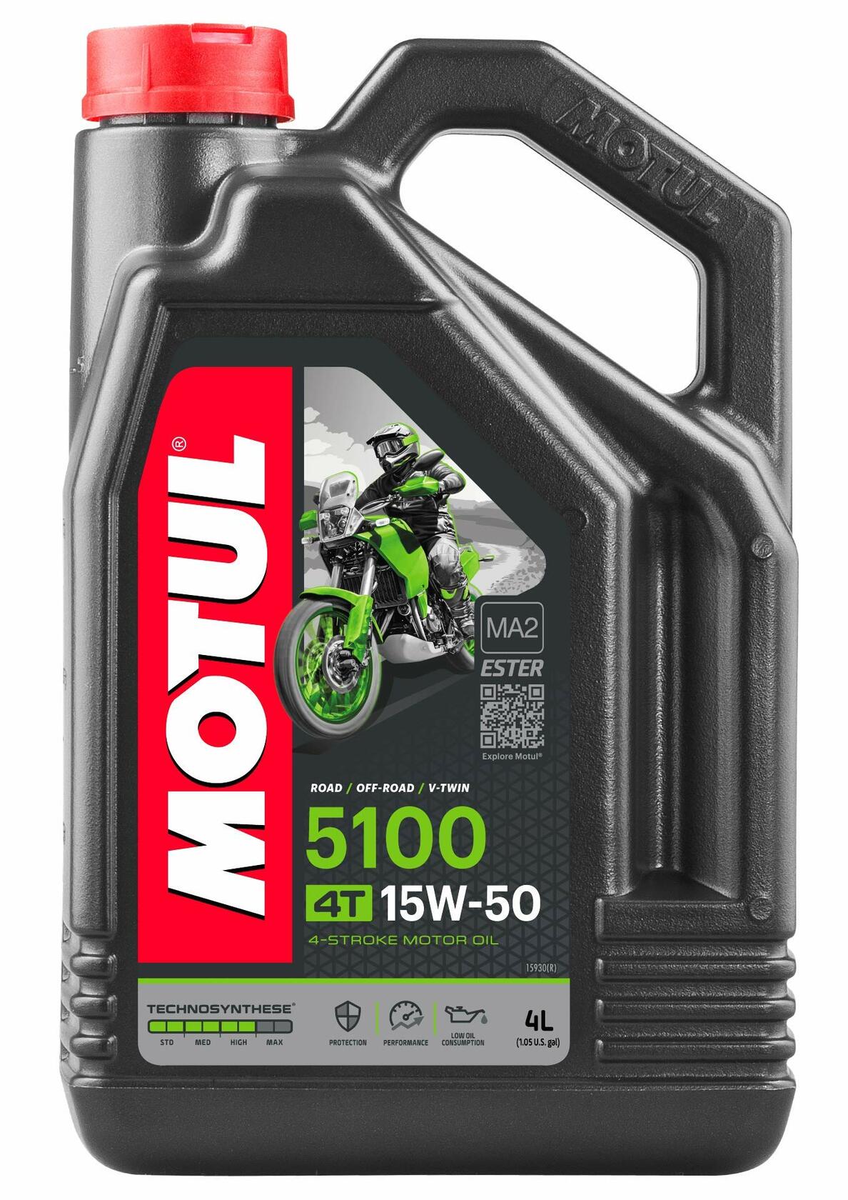 MOTUL 5100 4T ESTER 15W50 4L MOTUL 104083