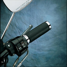 Load image into Gallery viewer, DRAG SPECIALTIES 73-19 TEXTURED BLACK RUBB GRIPS(PR) DS-243105