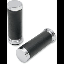 Load image into Gallery viewer, DRAG SPECIALTIES 73-19 TEXTURED BLACK RUBB GRIPS(PR) DS-243105