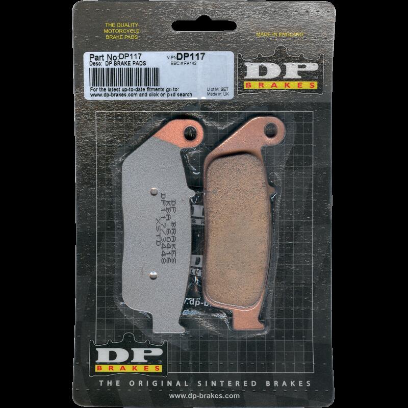 DP BRAKES DP117 STANDARD COMPOUND BRAKE PAD SET DP117