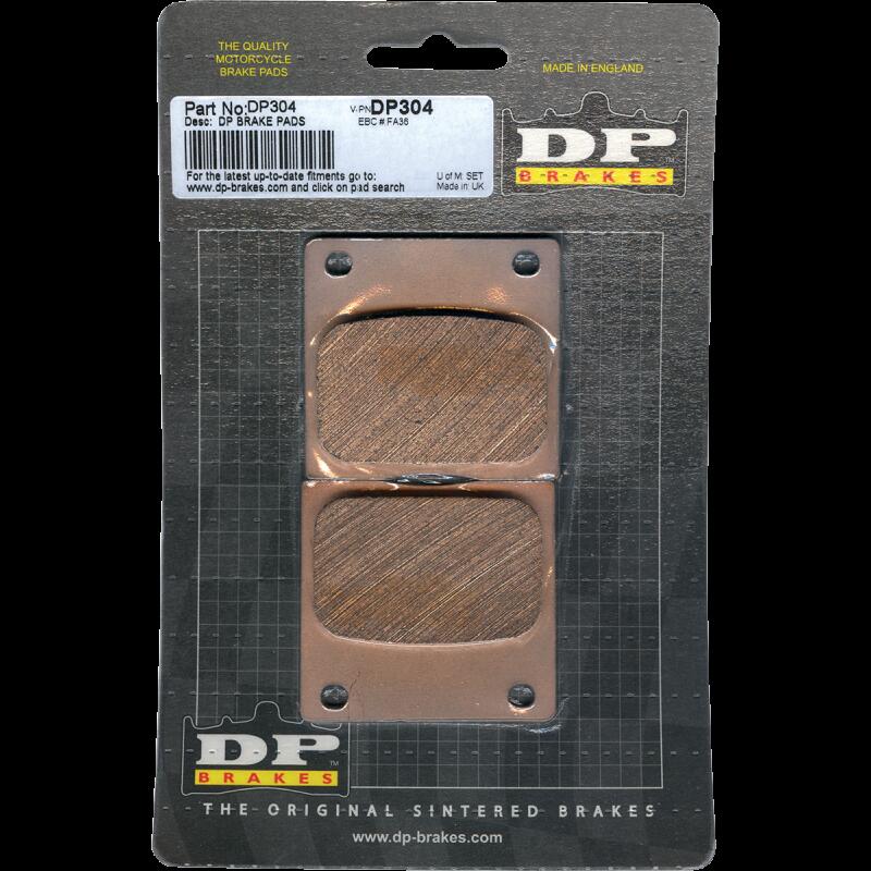 DP BRAKES DP304 STANDARD COMPOUND BRAKE PAD SET DP304