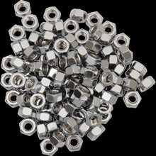 Load image into Gallery viewer, DRAG SPECIALTIES 5/16-18 HEX NUTS COARSE(100)CY-CHROME MPB169