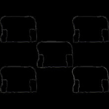 Load image into Gallery viewer, JAMES GASKET 92-99 B/T R/CVR UPPER RUBBER (5) JGI-17356-92