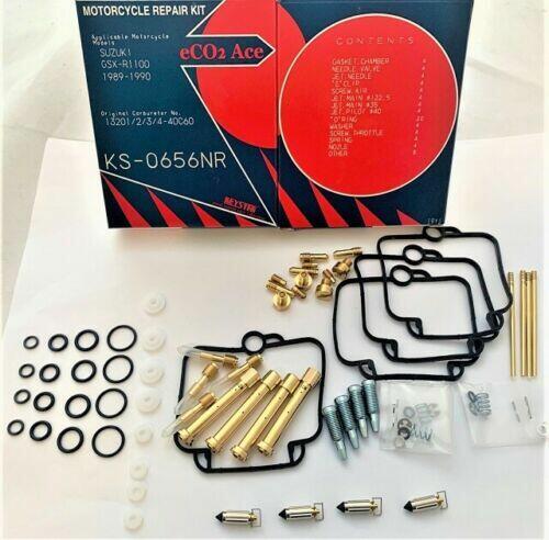 Suzuki Carburetor Repair Carb Kit GSXR1100 1989-90 FULL KS-0656NR |Keyster Japan