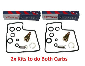 Honda Carburetor Repair Carb Kit x2 VT700 VT750 VT1100  K-975EK | Keyster Japan